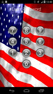 Mobile App Lock USA Flag android App screenshot 4